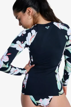 Roxy Svømmeoverdel LS Zip Lycra