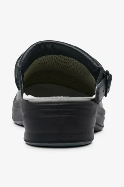 Scholl New Bonus tøffel av skinn, 36-42