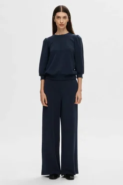 Selected Women Collegegenser slfTenny 3/4 Sweat Top