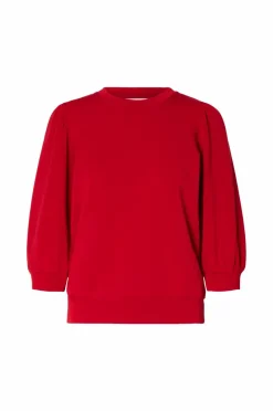 Selected Women Collegegenser slfTenny 3/4 Sweat Top