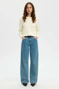 Selected Women Kofte slfThea LS Knit Merino