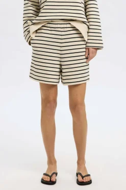 Selected Women Shorts slfElise HW Striped Shorts