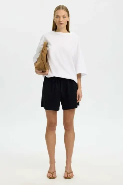 Selected Women Shorts slfLuisa-linnie Linen Blend Shorts