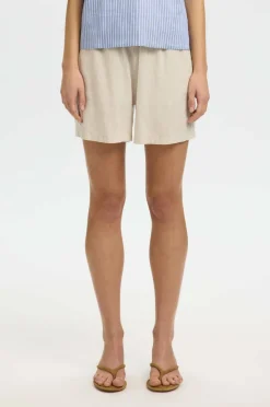 Selected Women Shorts slfLuisa-linnie Linen Blend Shorts