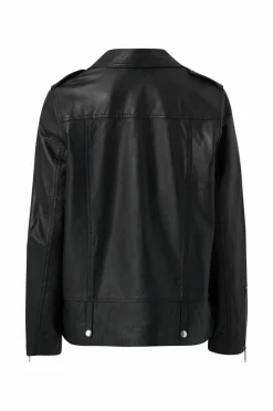 Selected Women Skinnjakke slfMadison Leather Jacket Noos