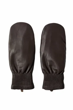 Selected Women Tommelhansker slfOlga Padded Leather Mittens
