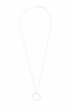Snö of Sweden Halskjede Lorrie Big Round Crystal Neck 60 cm