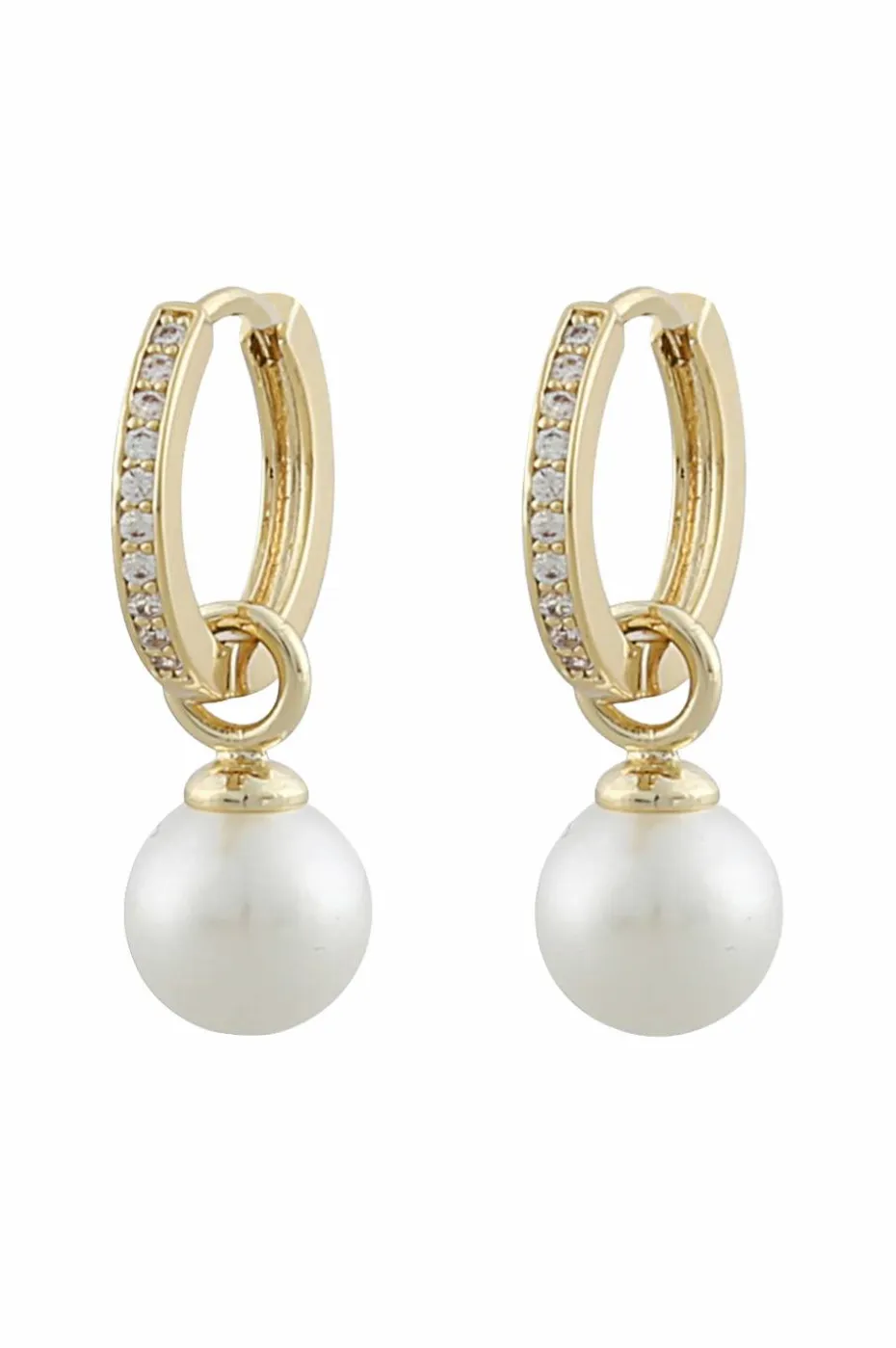 Snö of Sweden Øredobber Core Pearl Ring Ear