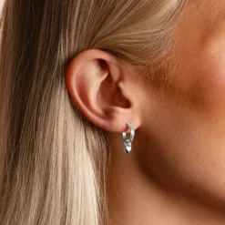 Snö of Sweden Øredobber Cute Crystal Pendant Ear