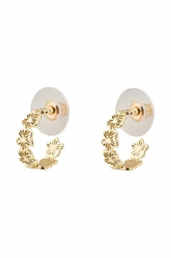 Snö of Sweden Øredobber Flora Daisy Small Oval Ear