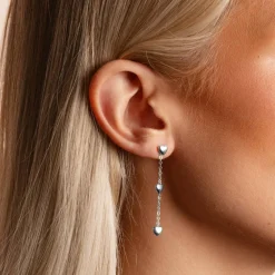 Snö of Sweden Øreringer Cute Long Ear Plain