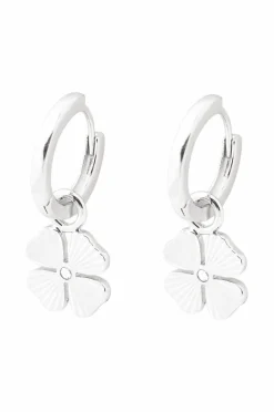 Snö of Sweden Øreringer Rule Clover Pendant Ear