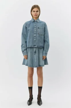 Sofie Schnoor Denim jakke Nashsw Denim Boxy Shirt