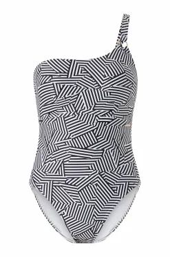 Speedo Badedrakt Shaping Printed Asymmetric 1 Piece