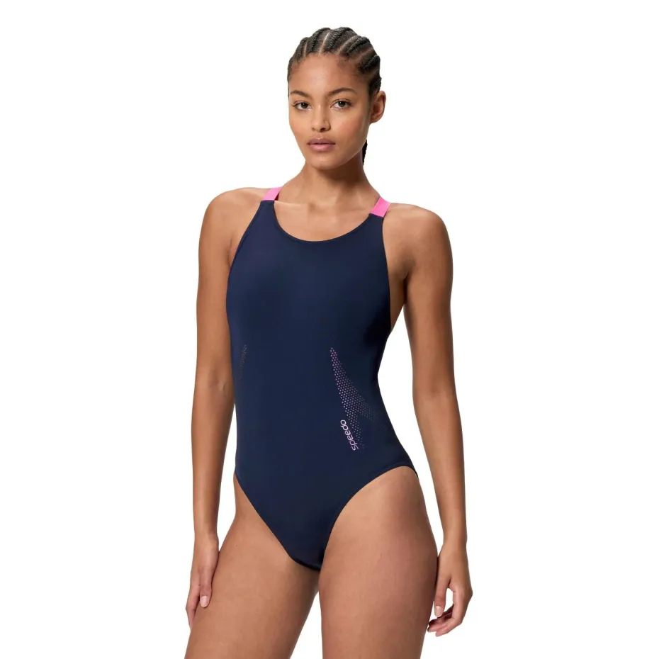 Speedo Badedrakt Solid Boom Leaderback One Piece