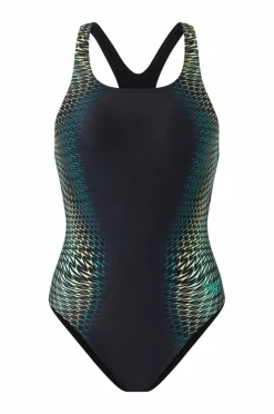 Speedo Badedrakt Womens Digital Printed Medalist 1 Pc