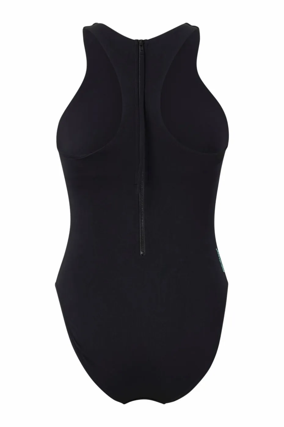 Speedo Badedrakt Womens Racer Zip Swimsuit with Built in Swim Bra