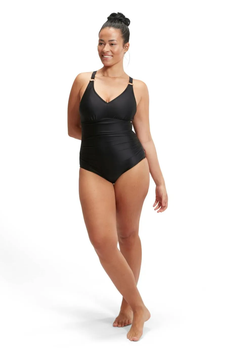 Speedo Badedrakt Womens Shaping V Neck 1 Piece