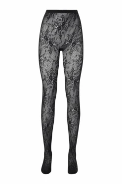 Swedish Stockings Strømpebukser Rosa Lace Tights