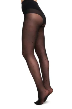 Swedish Stockings Strømpebukse Doris Dots Tights 40 den