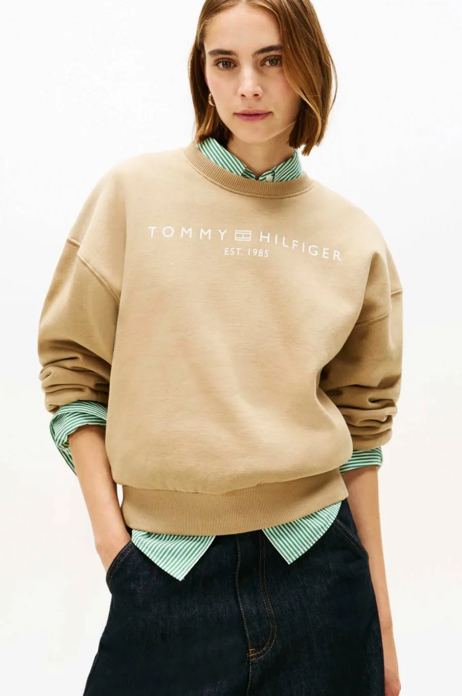 Tommy Hilfiger Collegegenser Corp Logo Mdrn
