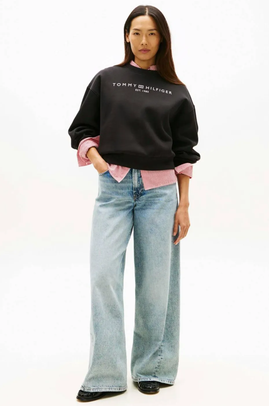 Tommy Hilfiger Collegegenser Corp Logo Mdrn