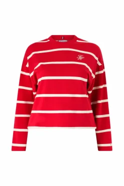 Tommy Hilfiger Curve Collegegenser Crv TH Script Mdrn Terry Swtshrt
