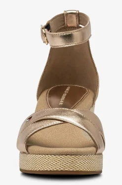 Tommy Hilfiger Sandaletter Flag Metallic Mid Wedge Espad
