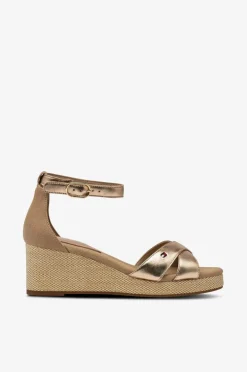Tommy Hilfiger Sandaletter Flag Metallic Mid Wedge Espad