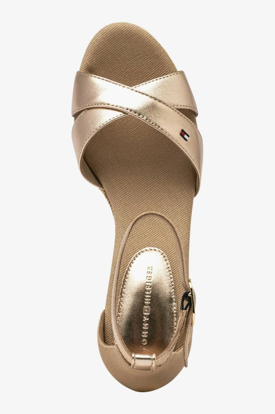 Tommy Hilfiger Sandaletter Flag Metallic Mid Wedge Espad
