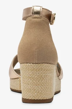 Tommy Hilfiger Sandaletter Flag Metallic Mid Wedge Espad