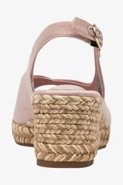 Tommy Hilfiger Sandaletter Mid Wedge Espad Slingback Speck