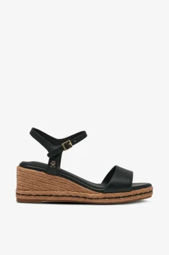 Tommy Hilfiger Sandaletter Mid Wedge Espad Leather