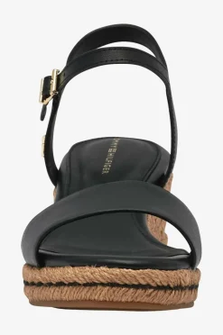 Tommy Hilfiger Sandaletter Mid Wedge Espad Leather