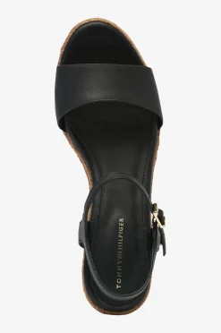 Tommy Hilfiger Sandaletter Mid Wedge Espad Leather