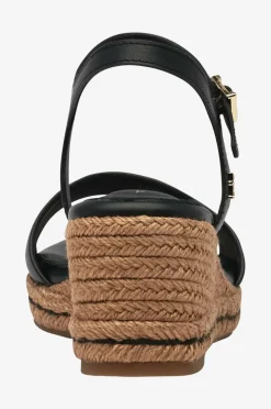 Tommy Hilfiger Sandaletter Mid Wedge Espad Leather