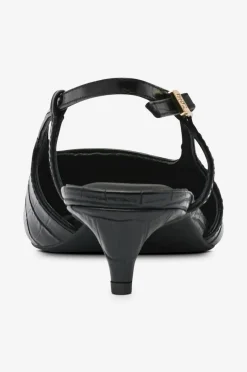 Tommy Hilfiger Slingbackser Croc Slanted Heel