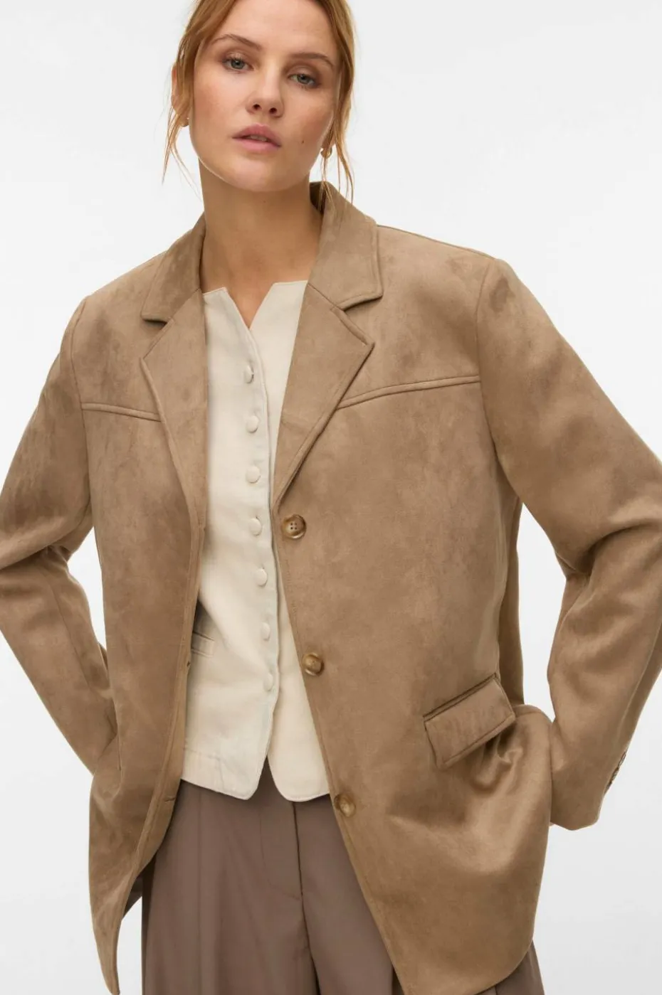 Vero Moda Blazer vmHazel LS Faux Suede Blazer