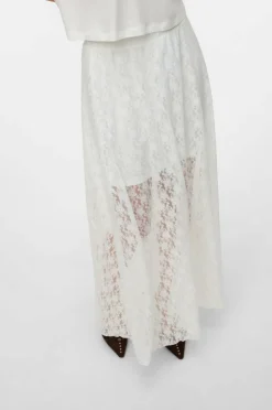 Vero Moda Blondeskjørt vmNelda HW Long Lace Skirt