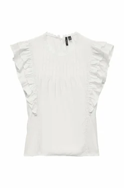 Vero Moda Bluse vmBliss S/L Detail Top Wvn