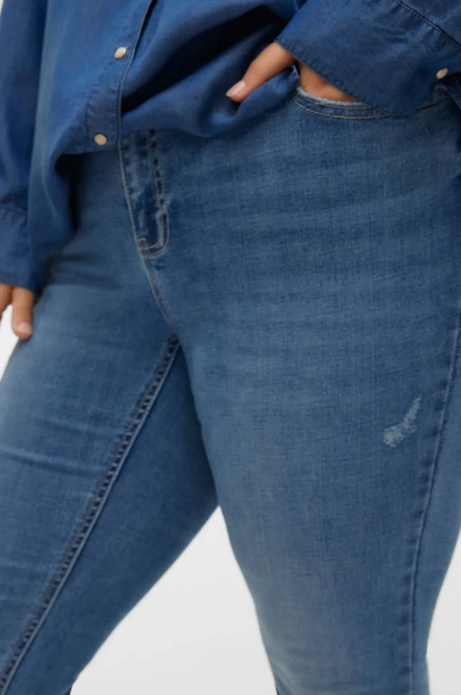Vero Moda Curve Jeans vmcFlash MR Skinny