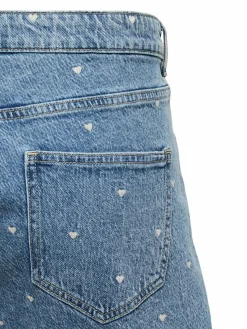 Vero Moda Curve Jeans-shorts vmcTess HR Long Emb Ra375
