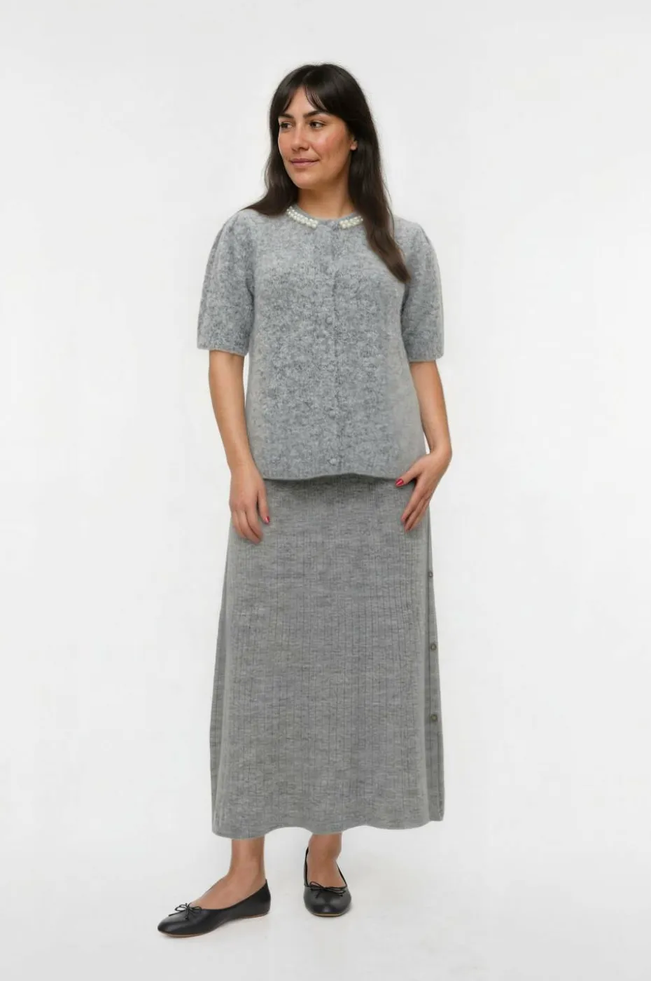Vero Moda Curve Maxi skjørt Vmcsally NW Ankle