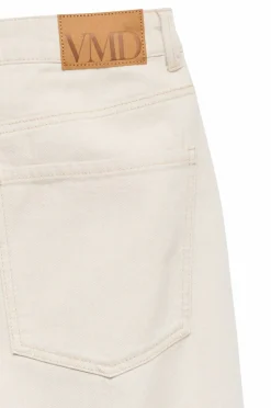 Vero Moda Jeans vmZelda HR Barrel Fold UP Ecru