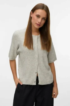 Vero Moda Kardigan vmLefile 2/4 O-neck Pearl Cardigan