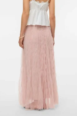 Vero Moda Maxi skjørt vmCaralia HW Mesh Skirt