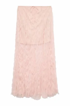 Vero Moda Maxi skjørt vmCaralia HW Mesh Skirt
