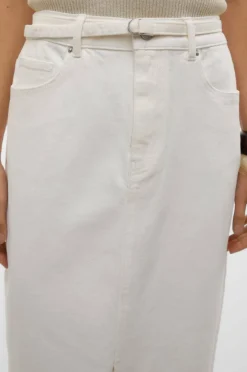 Vero Moda Maxi skjørt vmLizzy HR Belt Long Slit Dnm Skirt