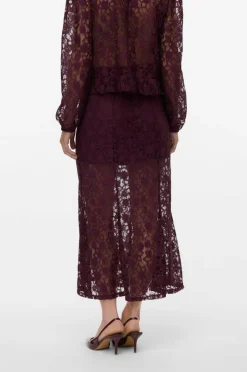 Vero Moda Maxi skjørt vmMeta Lace HW Ankle