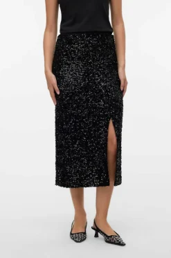 Vero Moda Paljettskjørt vmHalia SQ 7/8